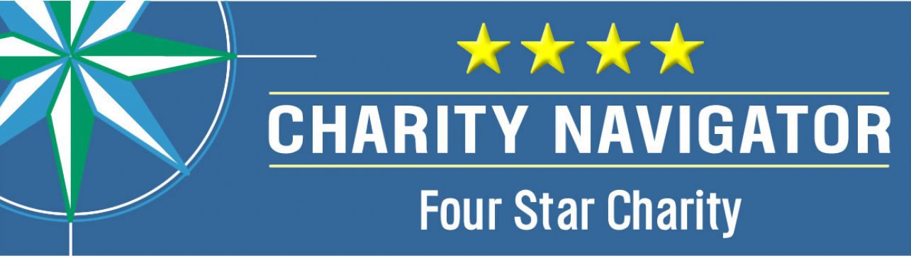 Four-star Charity Navigator logo